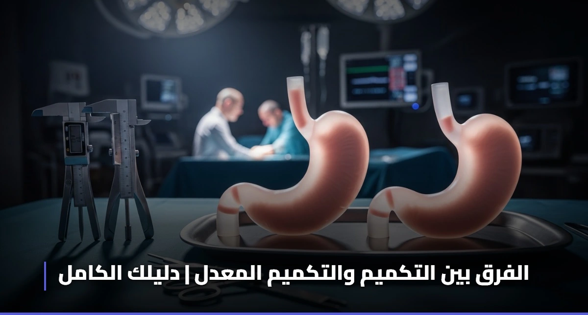 الفرق بين التكميم والتكميم المعدل