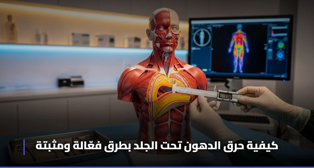 كيفية حرق الدهون تحت الجلد